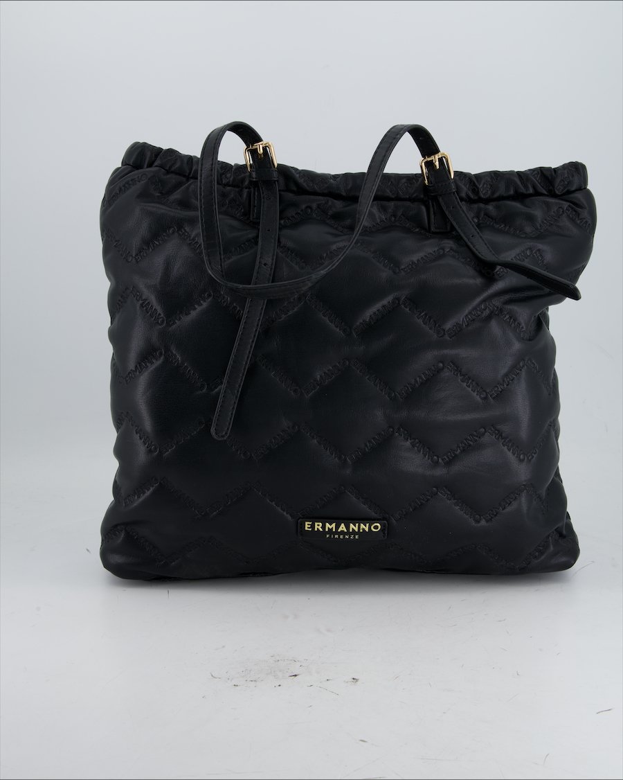 Ermanno Scervino Shoulder Bag Leather Black