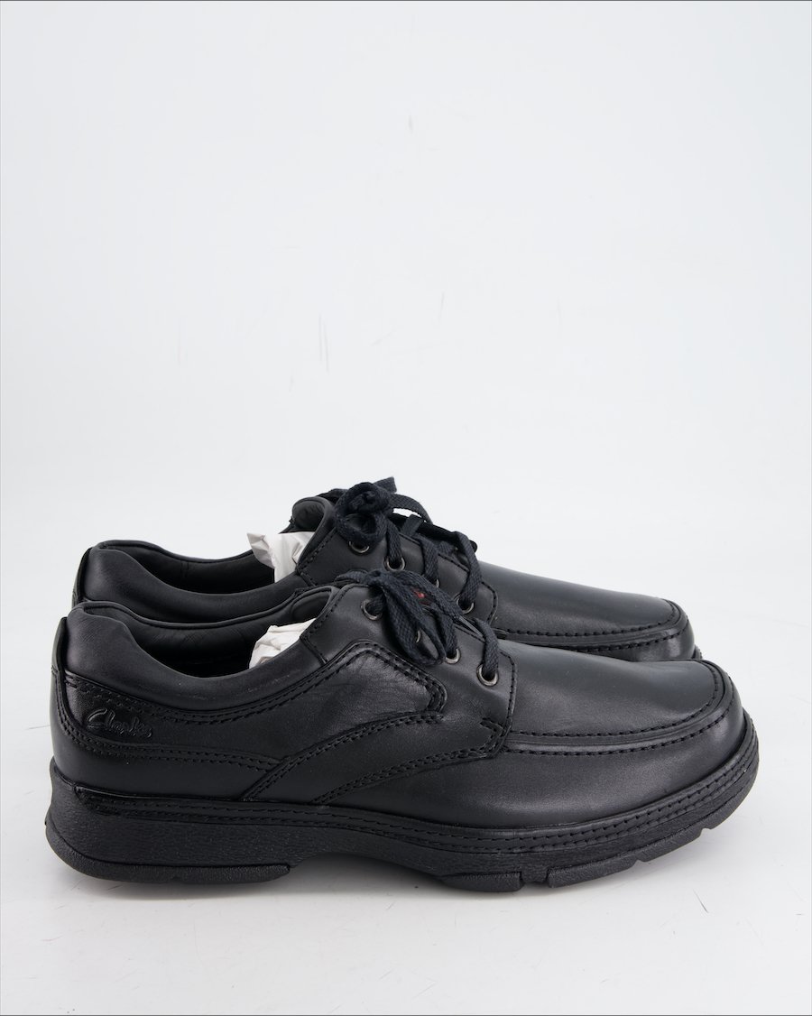 Clarks Trainers Leather Black Eu 44