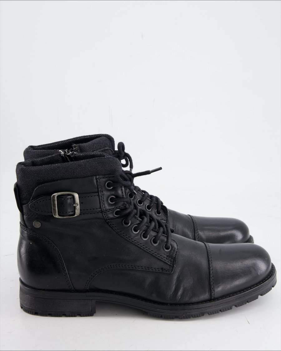 Jack & Jones Ankle Boots Leather Black Eu 43