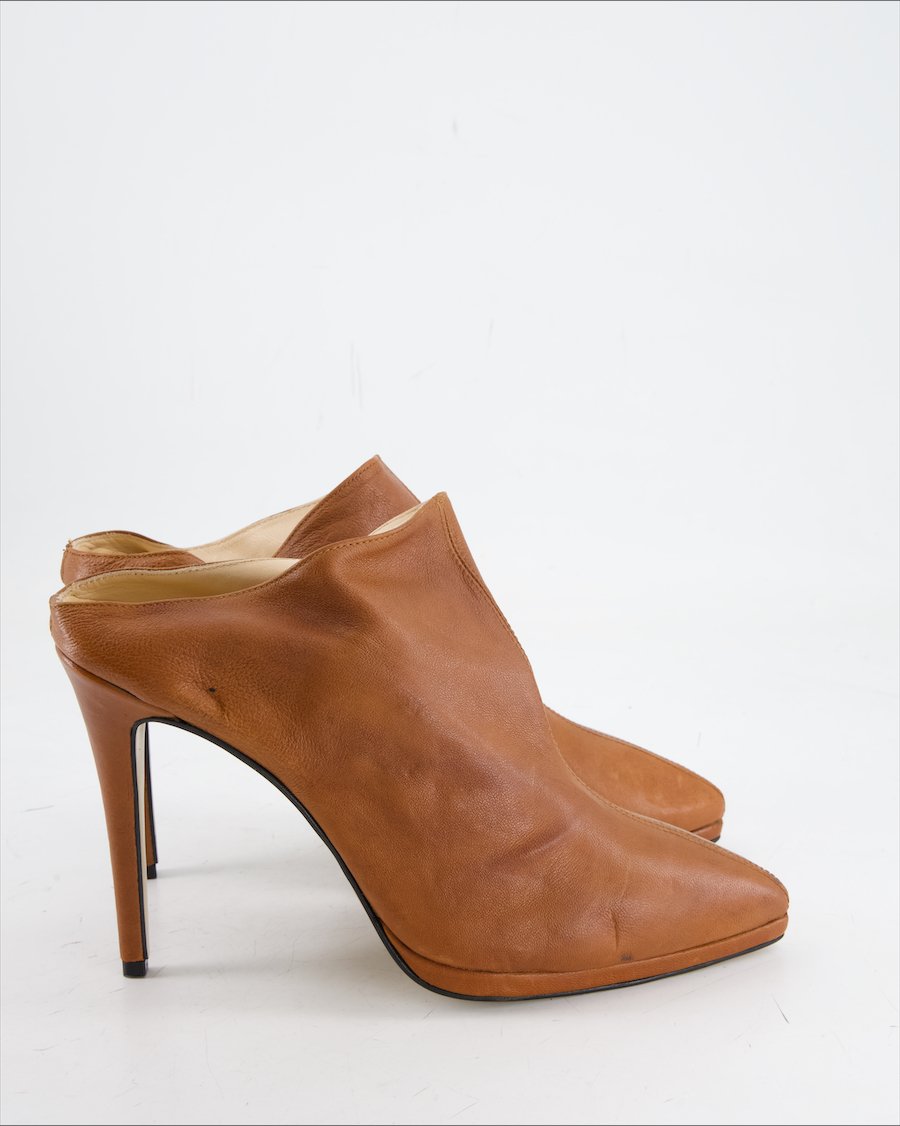 Fabrizia Paoli Heels Leather Brown