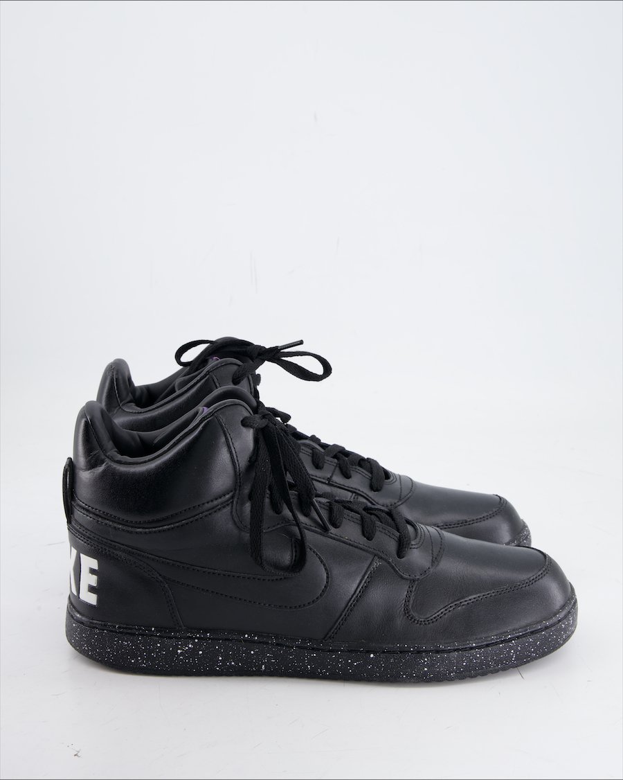 Nike Court Borough Mid Trainers Leather Black Eu 44.5