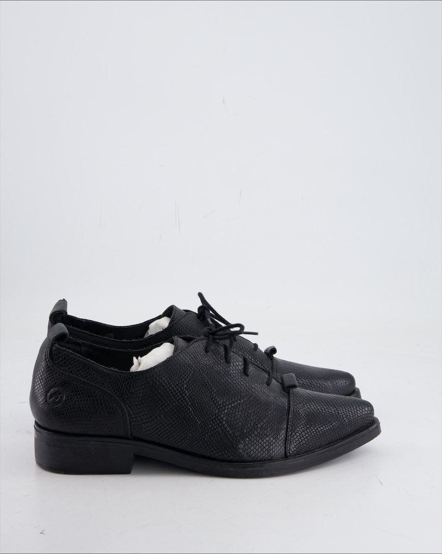 Bronx Flats Leather Black Eu 39