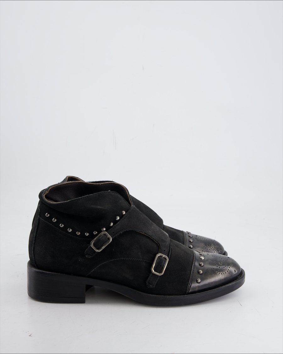 Gio Cellini Flats Suede Black Eu 39