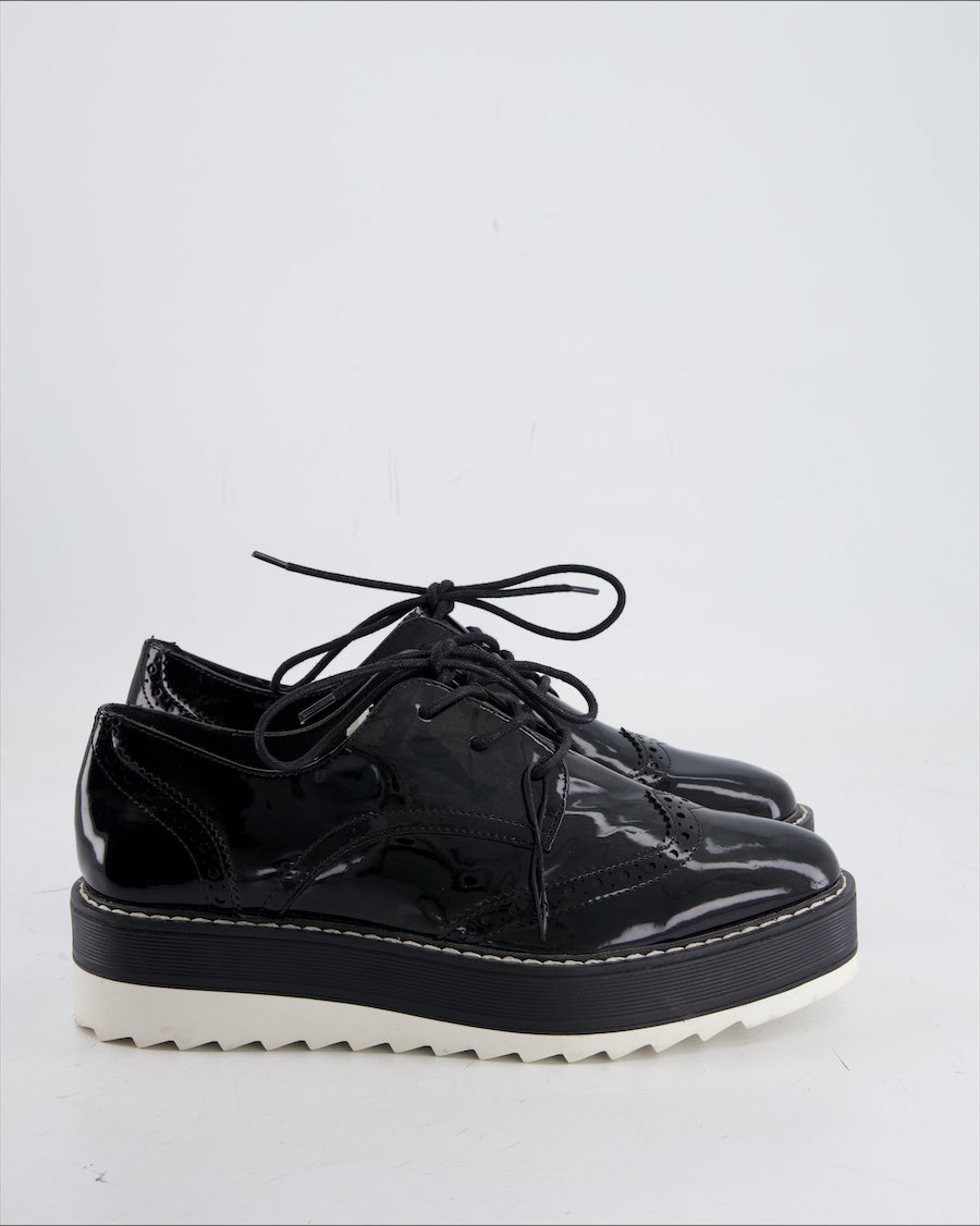 Zara Flats Leather Black Eu 39