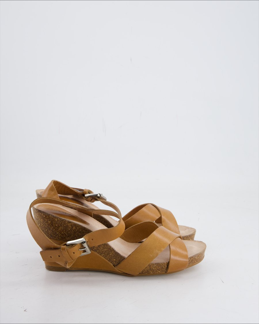 Logan Sandals Leather Brown Eu 39