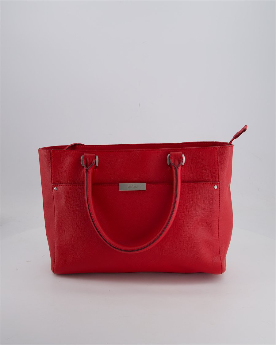 ECCO Handbag Leather Red