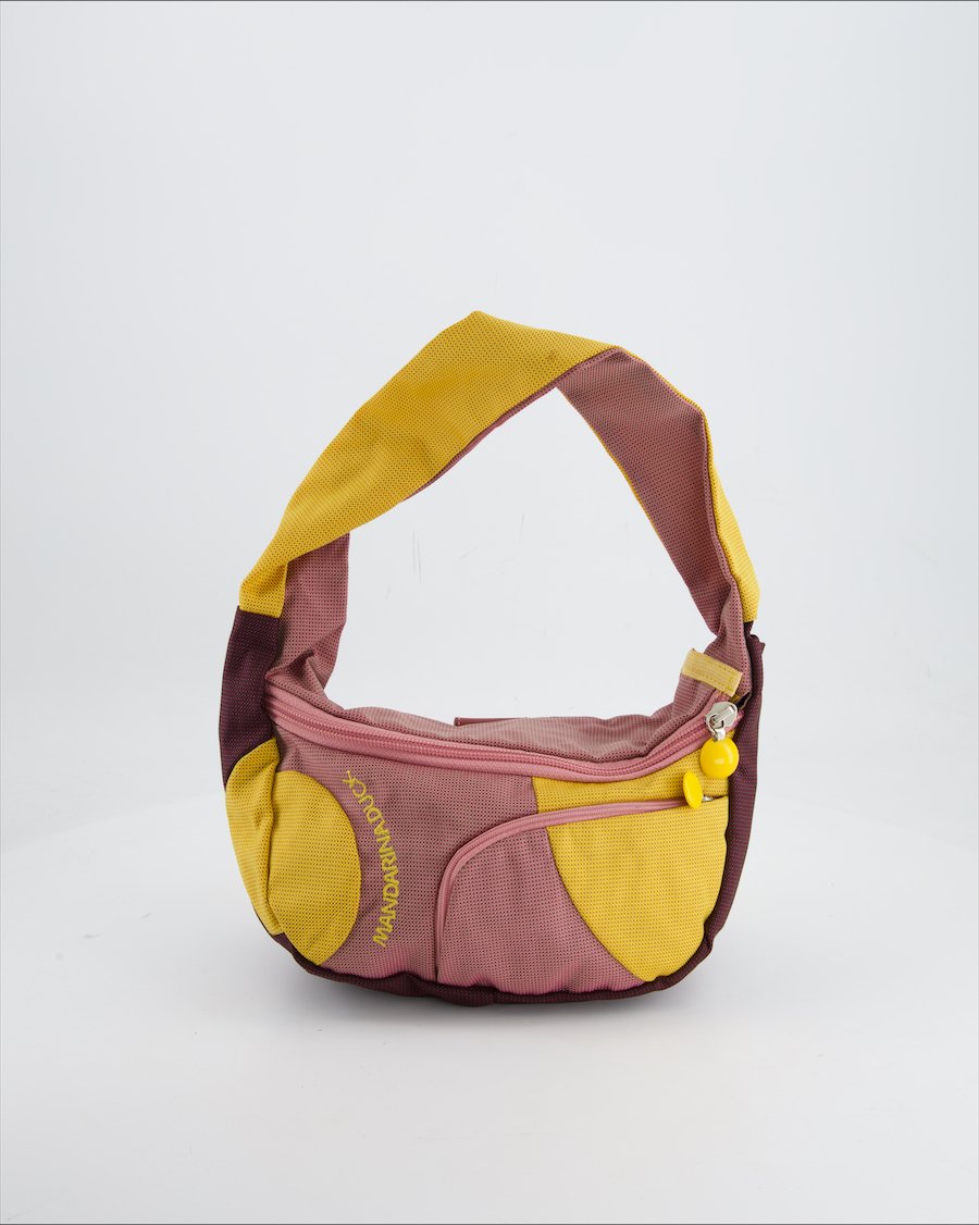 Mandarina Duck Shoulder Bag Cloth Pink