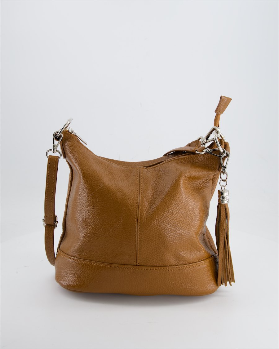 Unbranded Crossbody Bag Leather Brown