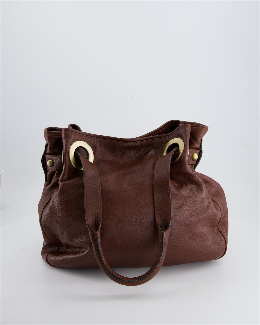 Pasito Shoulder Bag Leather Brown