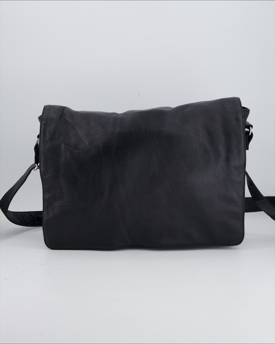 Duke Crossbody Bag Leather Black