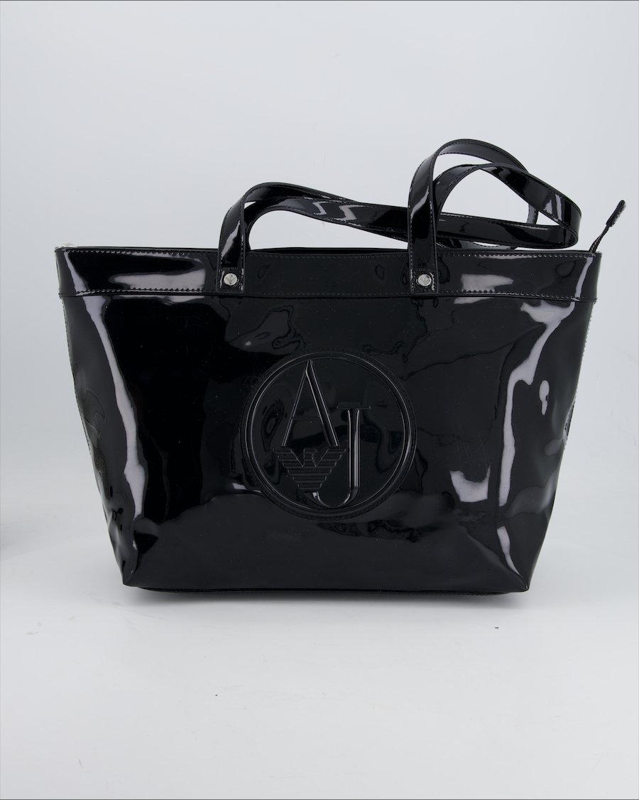 Armani Jeans Shoulder Bag  Plastic Black