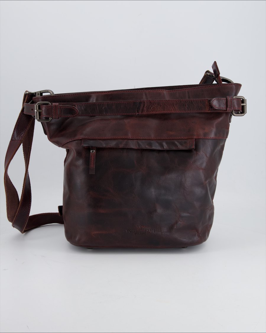 Von Lamezan Crossbody Bag Leather Brown