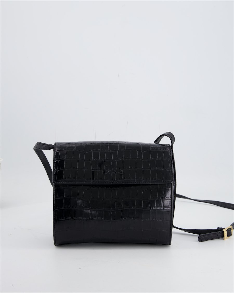 Medici Crossbody Bag Leather Black