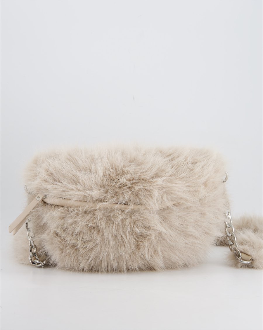 Emily&Noah Crossbody Bag Faux Fur Beige
