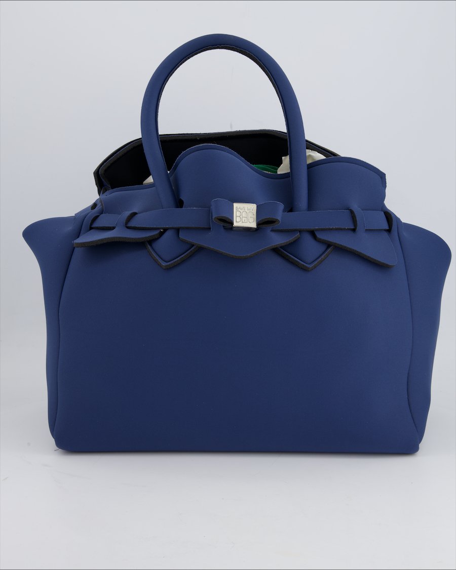 Save My Bag Shoulder Bag Cloth Blue