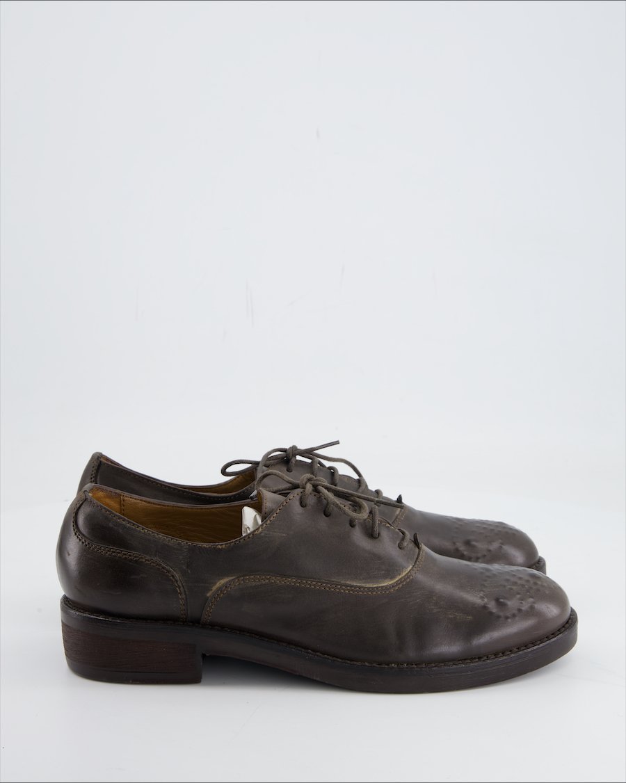 Pasito Flats Leather Anthracite Eu 39
