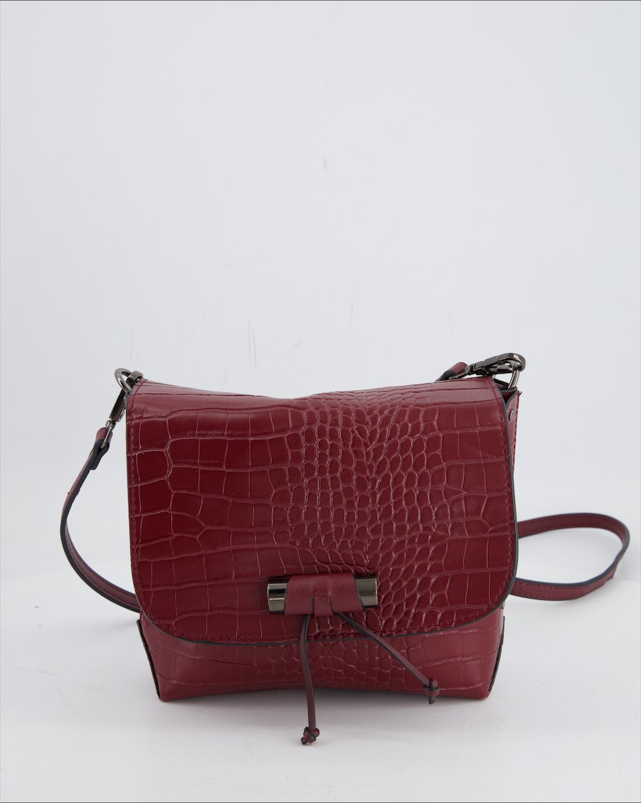 Jenny Fairy Crossbody Bag Leather Burgundy