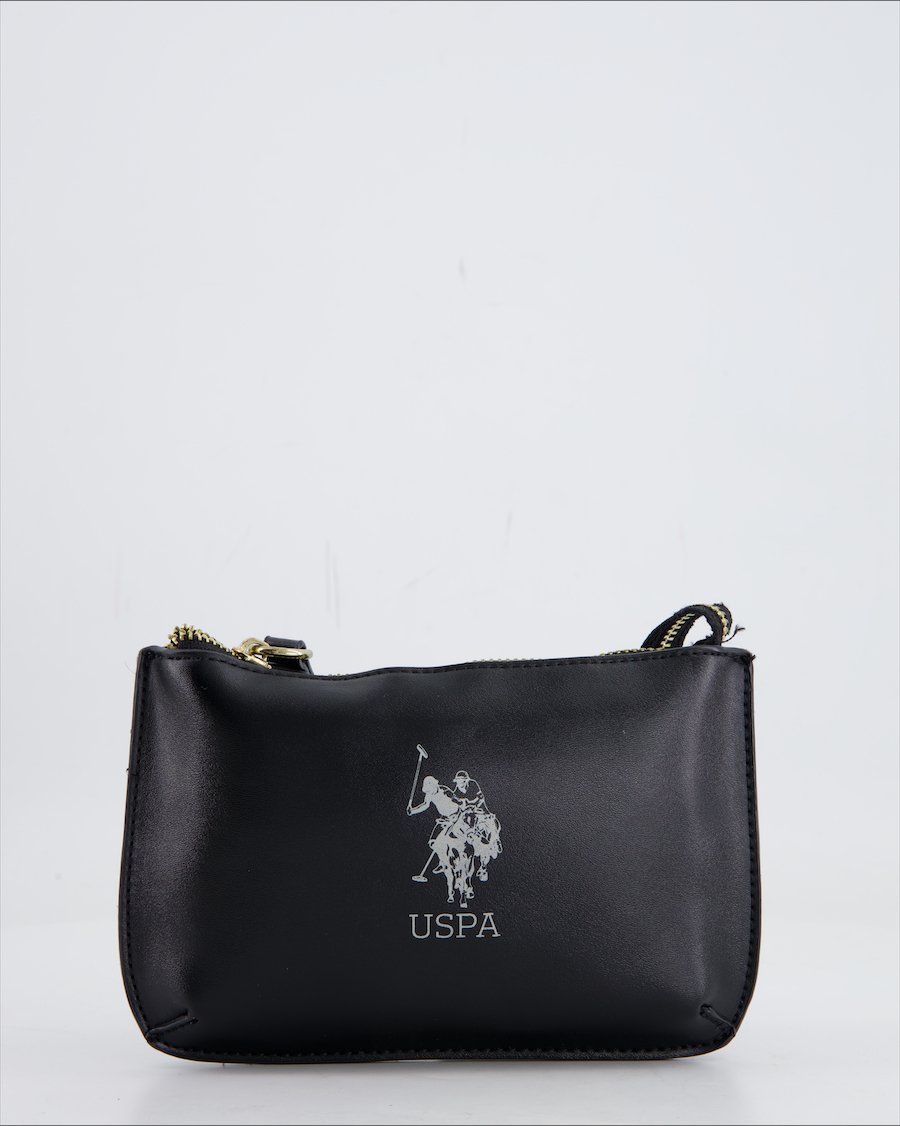U.S.POLO.ASSN. Handbag Leather Black