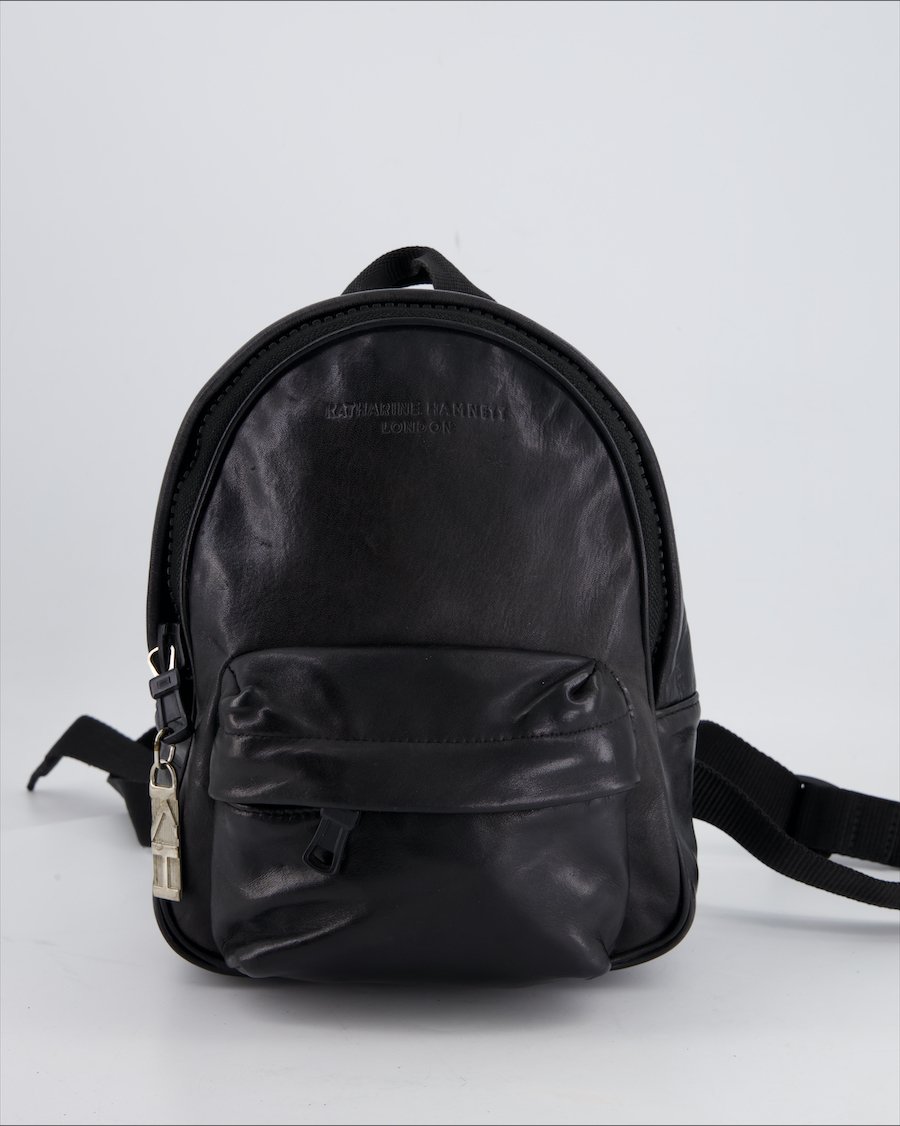 Katharine Hamnett Backpack Leather Black