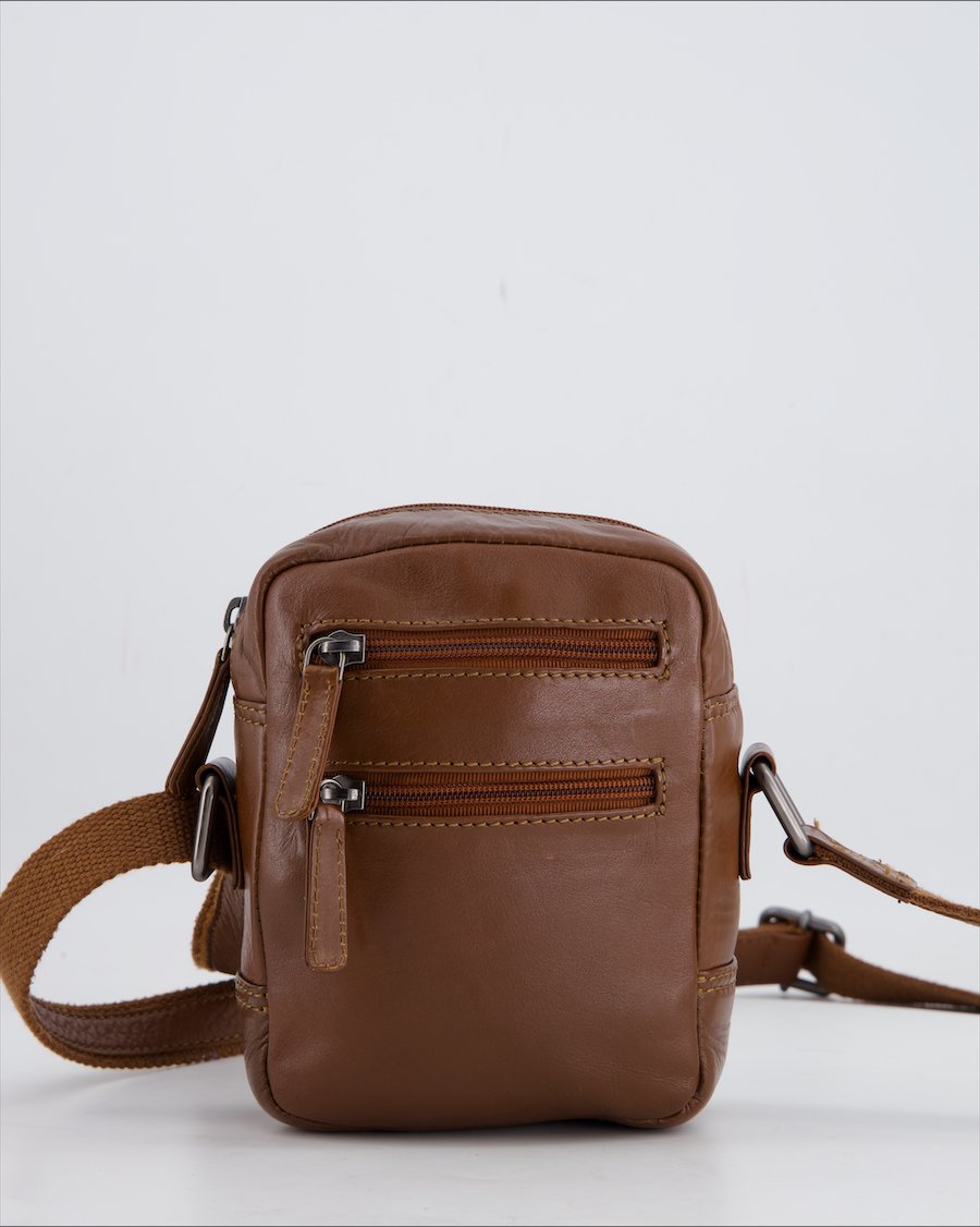 Hunt Handbag Leather Brown
