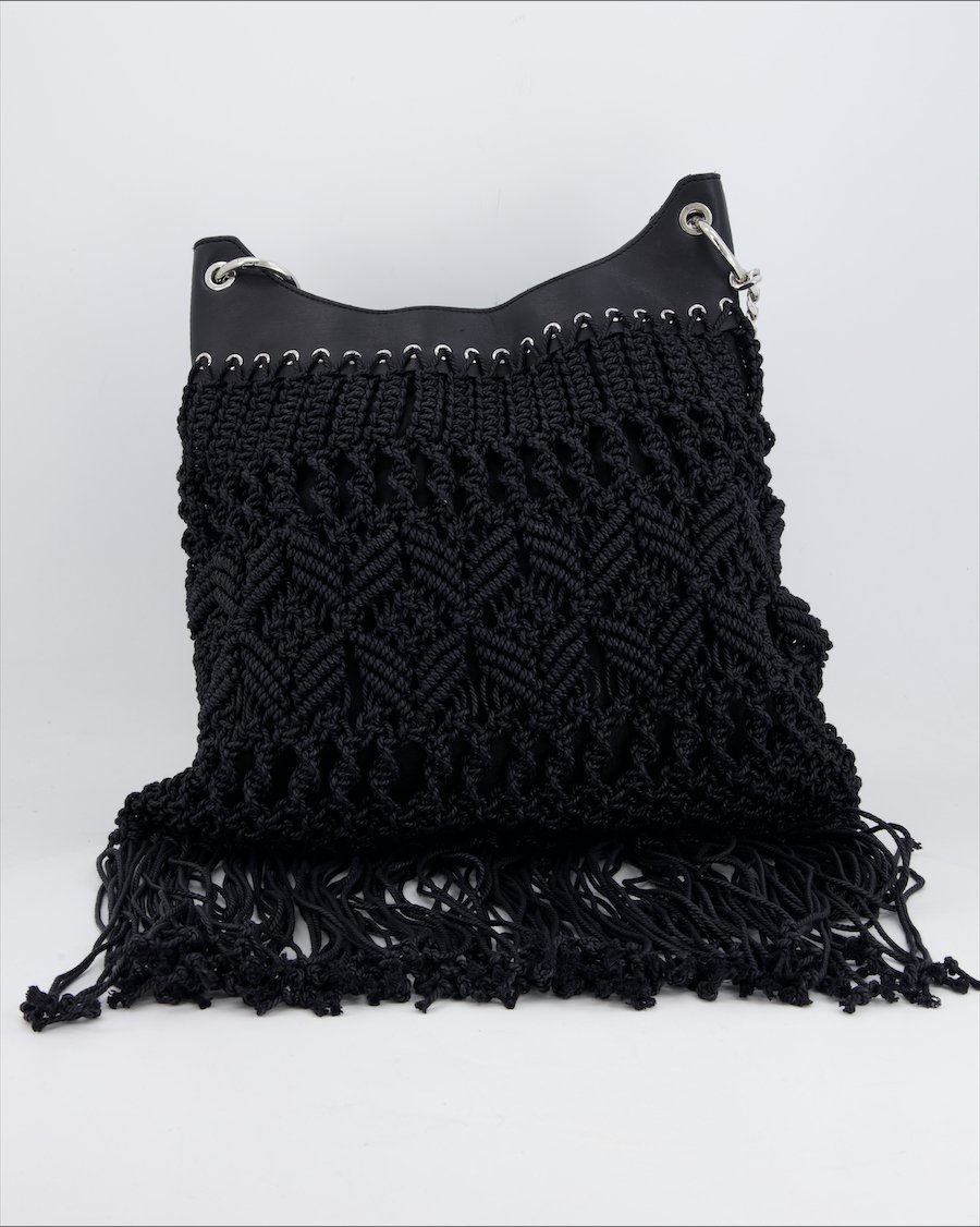 La Carrie Shoulder Bag Cloth Black