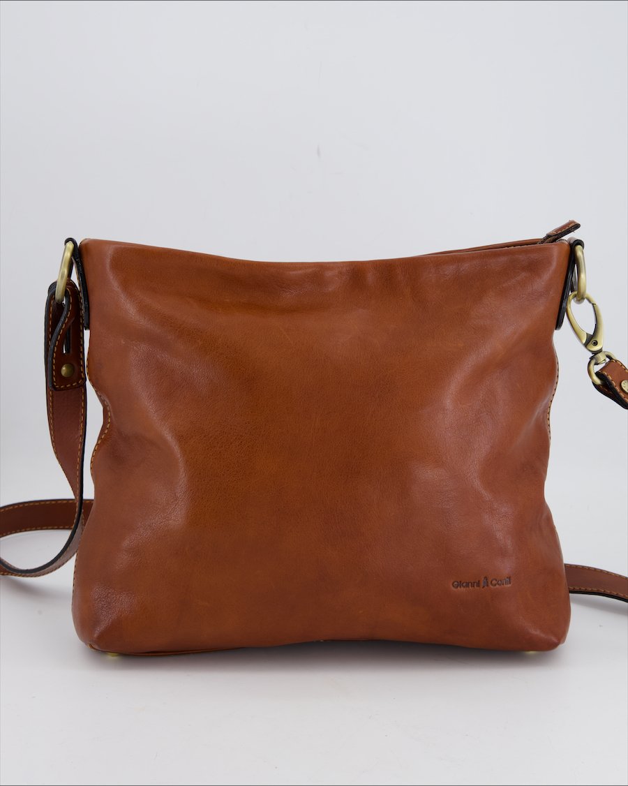 Gianni Conti Crossbody Bag Leather Brown