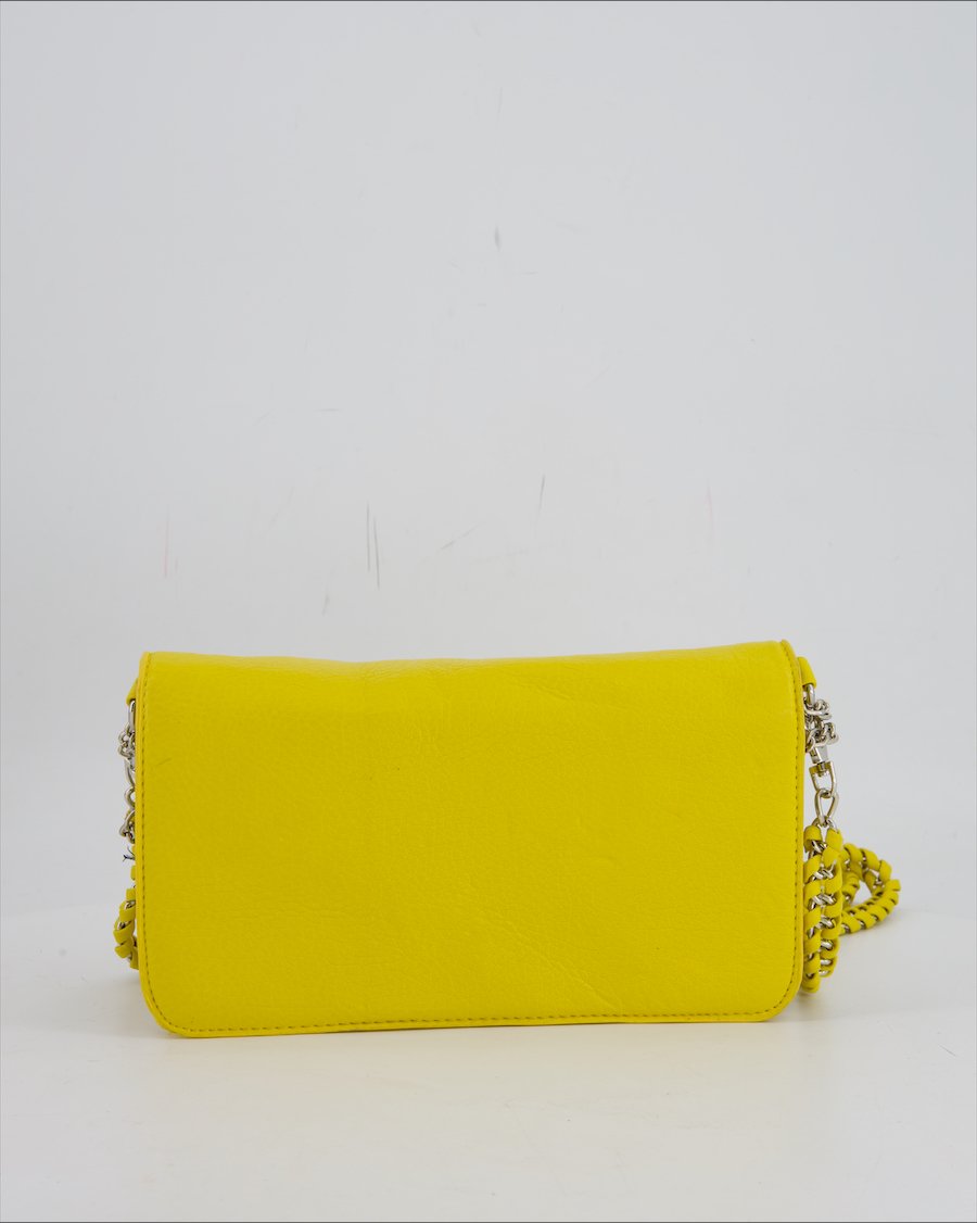 Pieces Crossbody Bag Polyurethane  Yellow