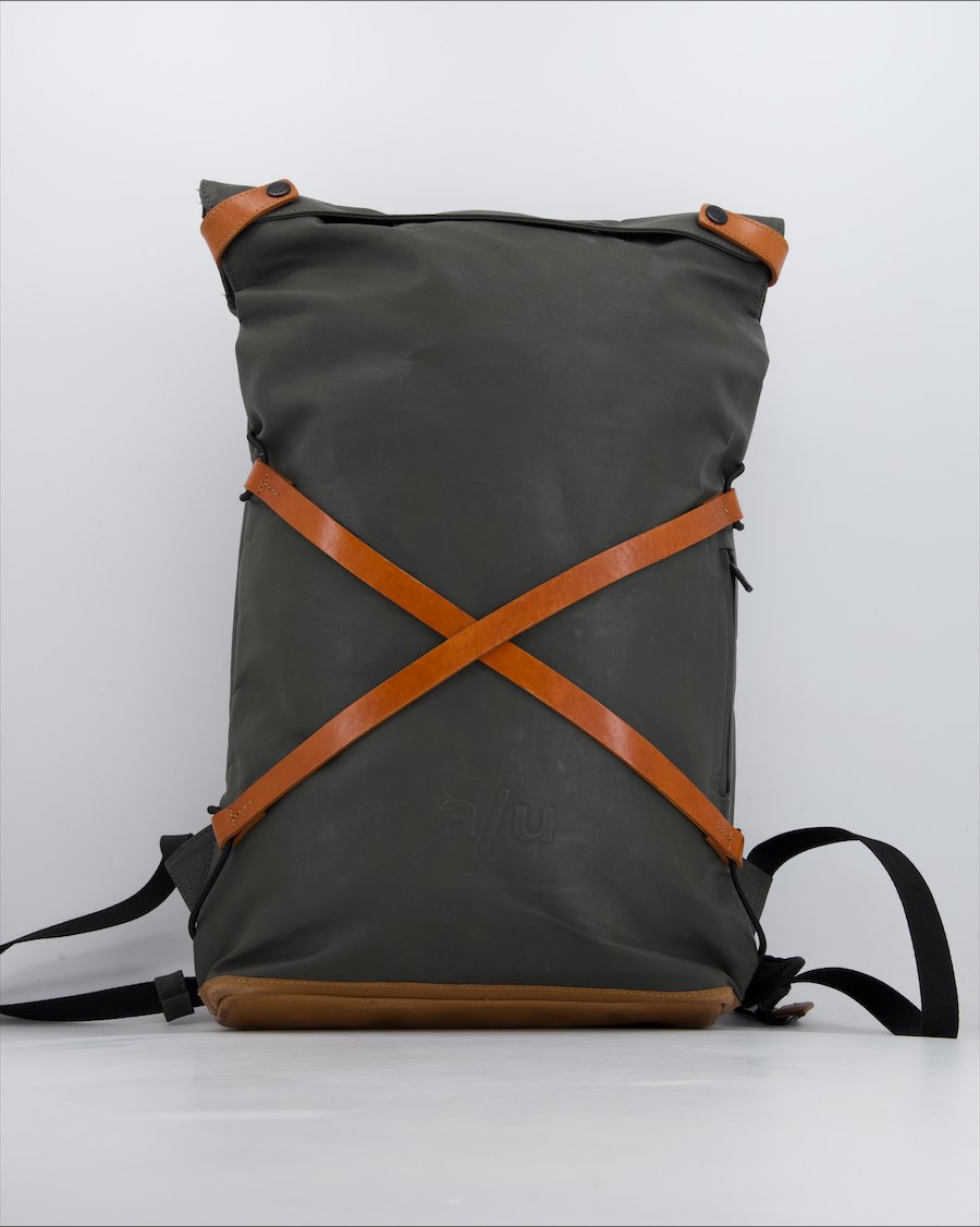 Aunts & Uncles Backpack Leather Khaki