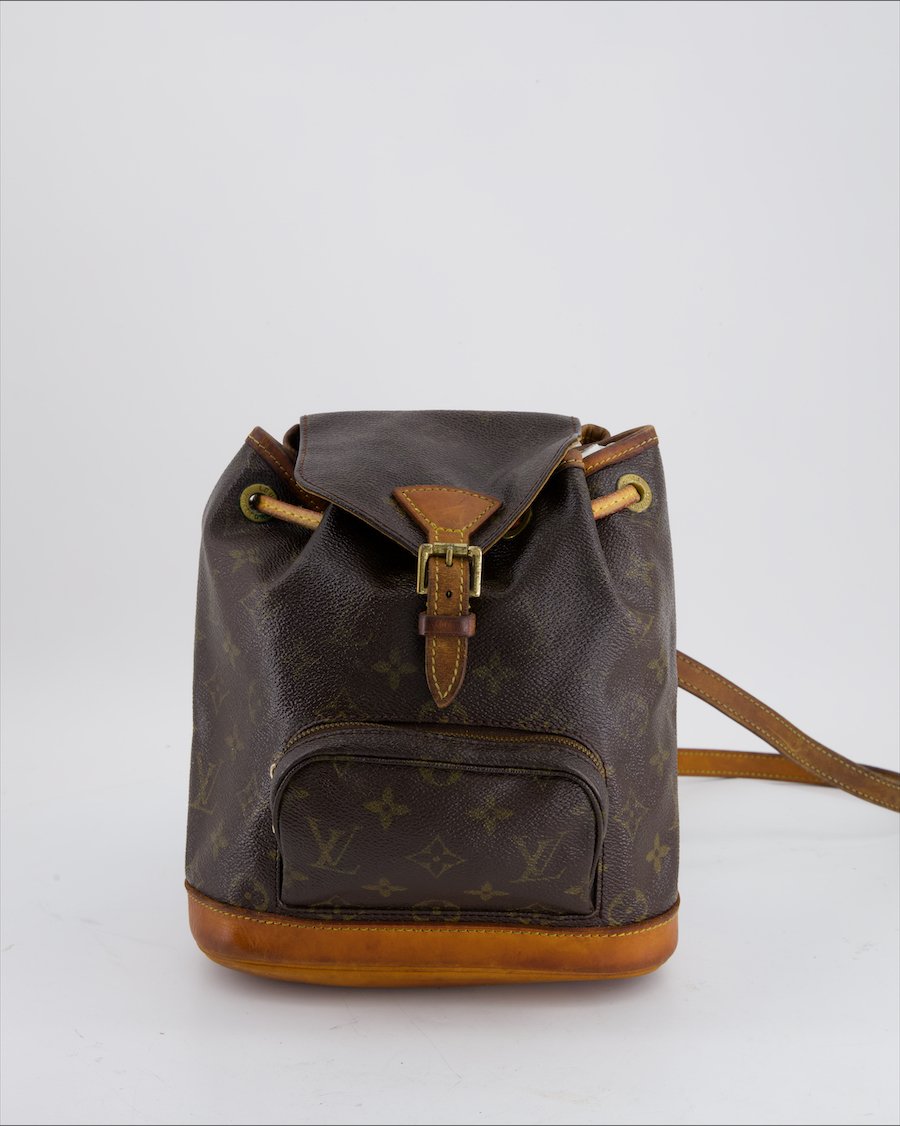 Louis Vuitton Backpack Leather Brown