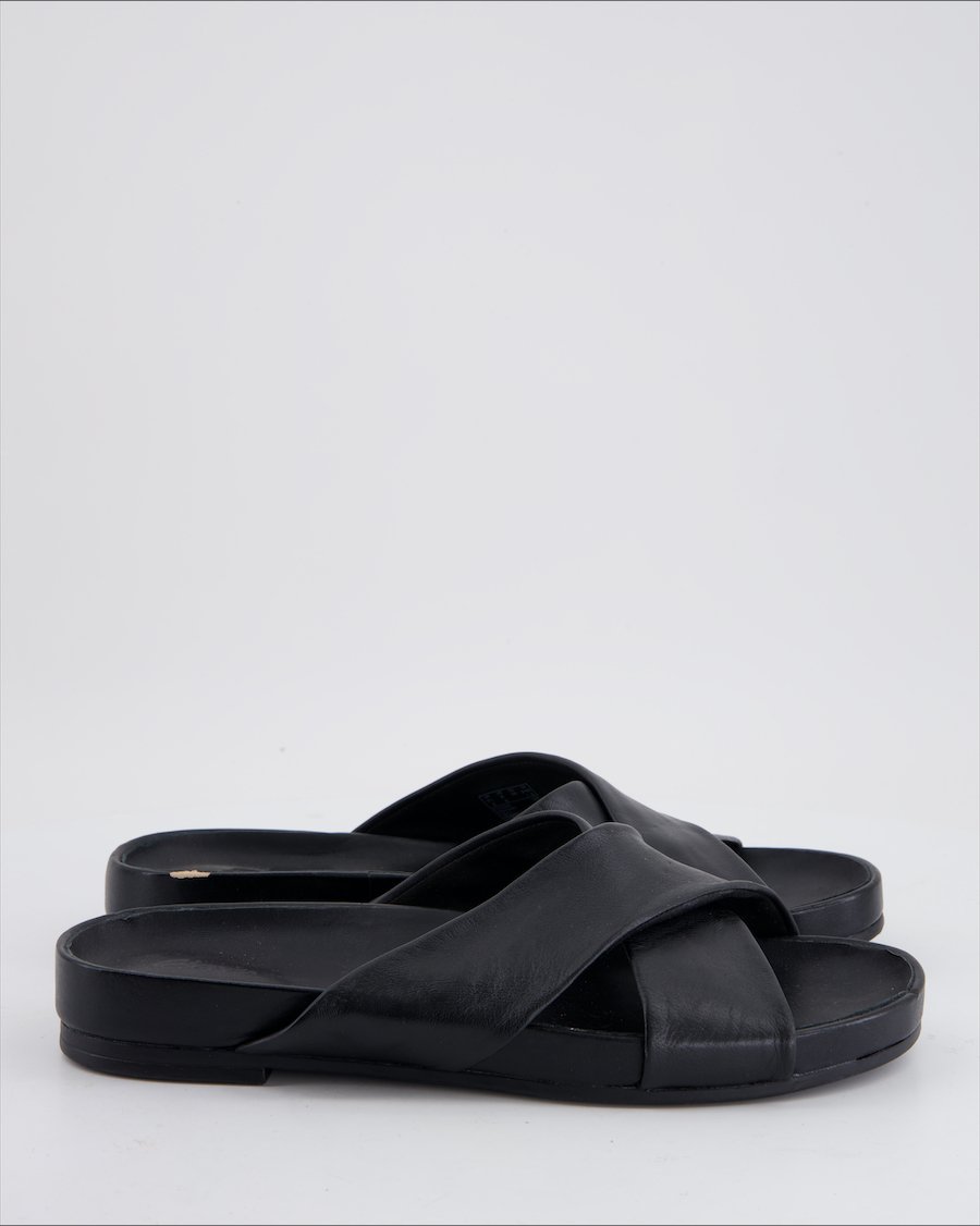 Clarks Sandals Leather Black EU 39