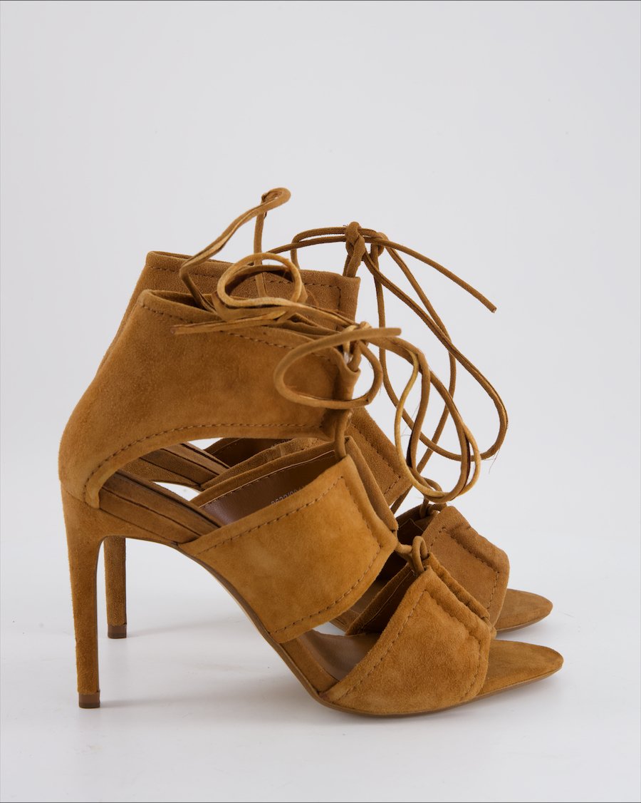 Zara Heels Suede Brown EU 39