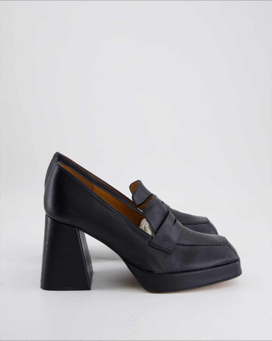 Pedag Heels Leather Black Eu 39