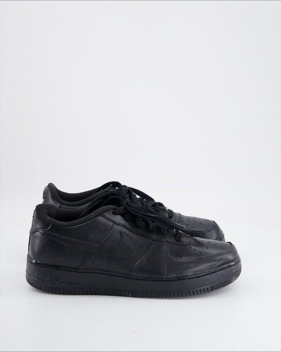 Nike Air Force 1 Trainers Leather Black EU 39