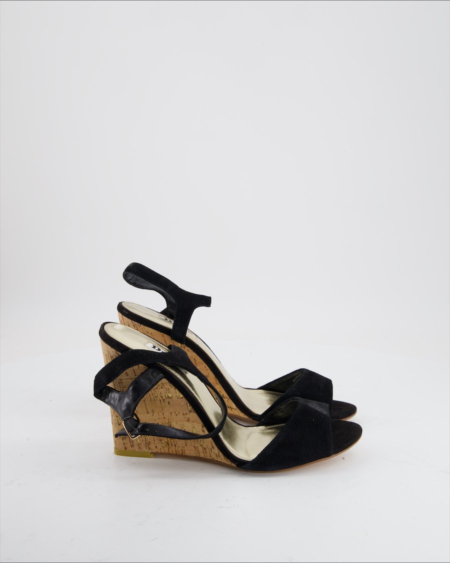 Dune London Heels Suede Black Eu 39