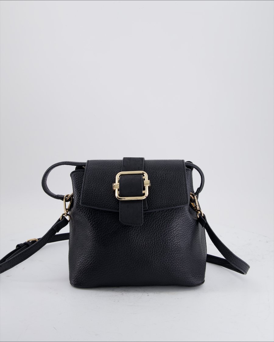 Carrera Crossbody Leather Black