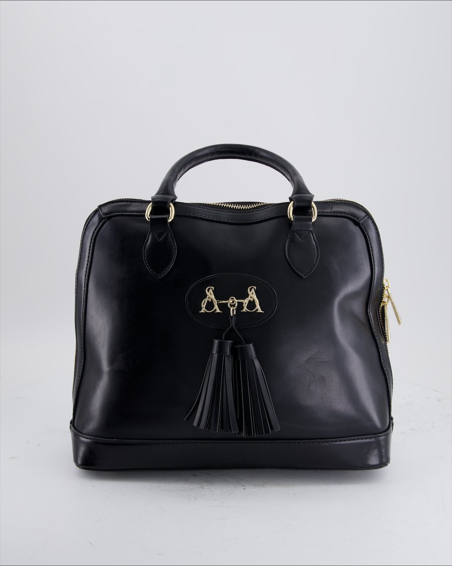 L'atelier du sac Handbag Leather Black