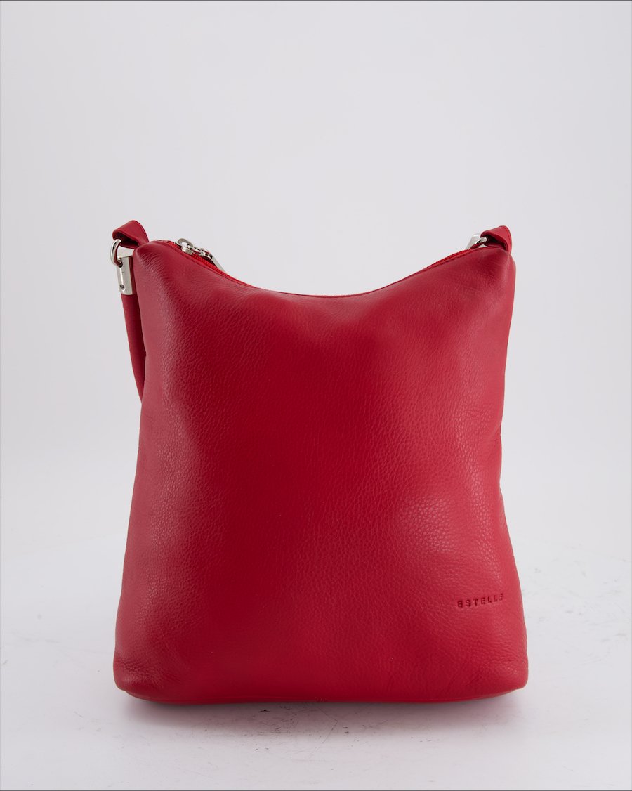 Estelle Shoulder Leather Red