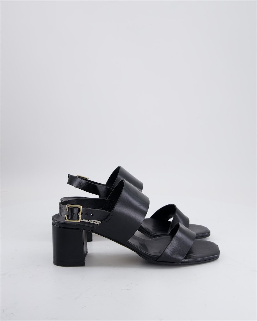 Dune Sandals Leather Black Eu 39