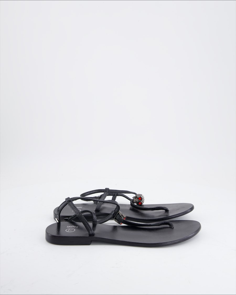 Bagatt Sandals Leather Black Eu 38