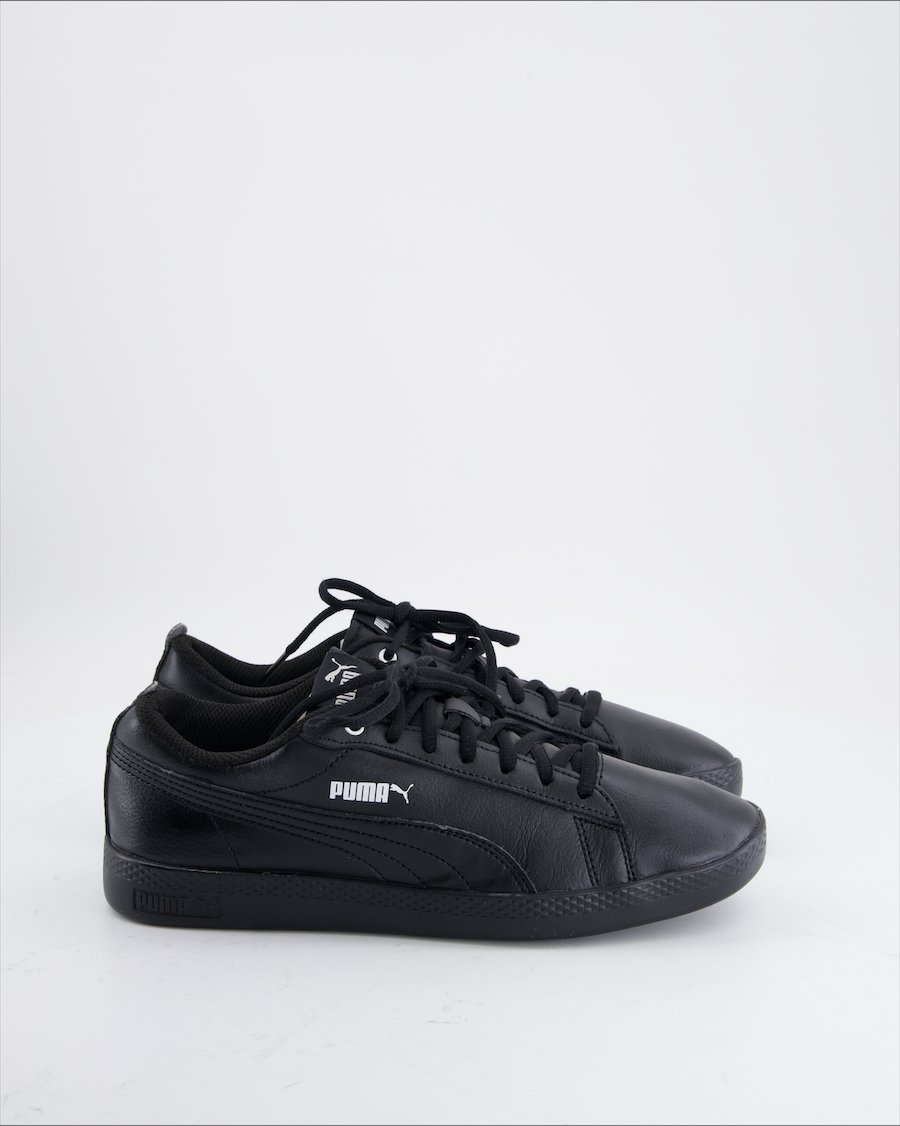 Puma Trainers Leather Black Eu 39
