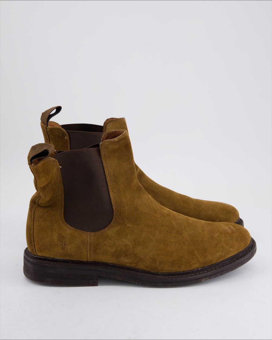 Frye Ankle Boots Suede Brown