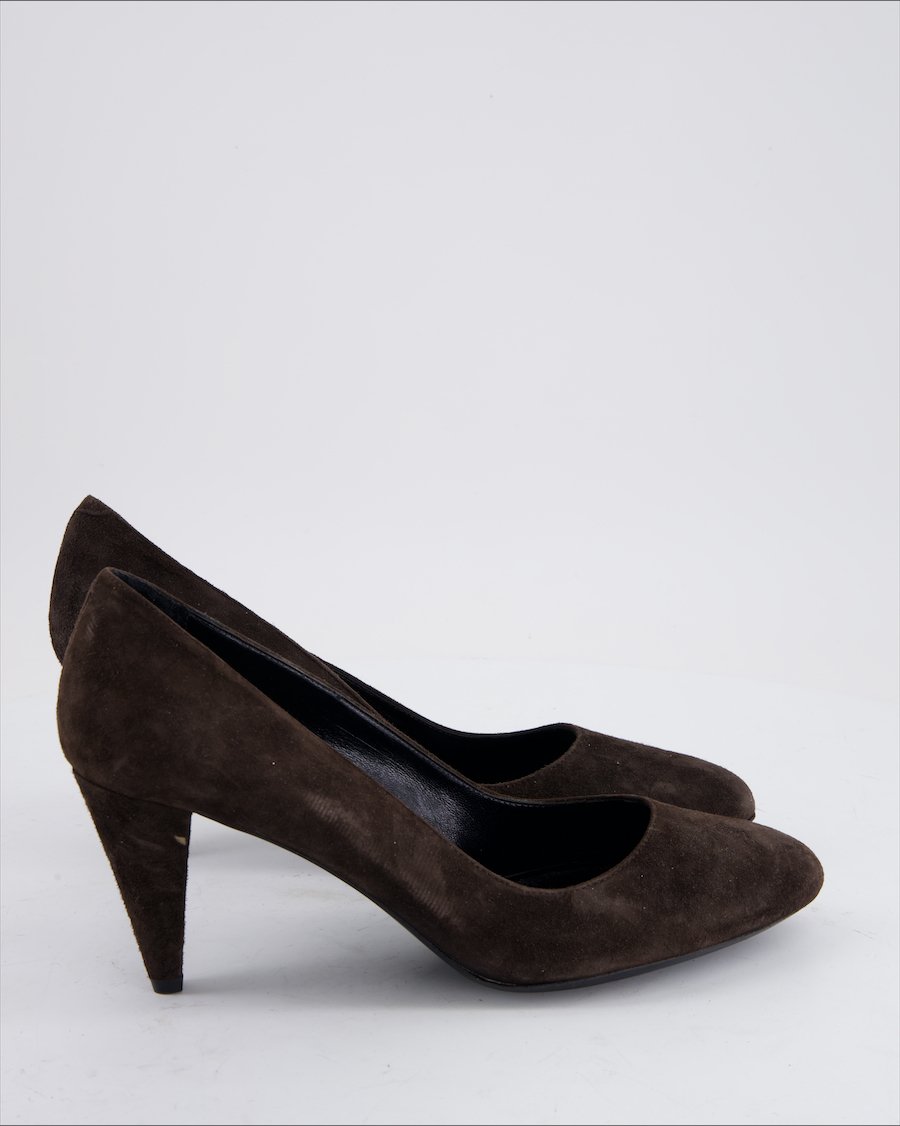 Navyboot Heels Suede Brown Eu 41