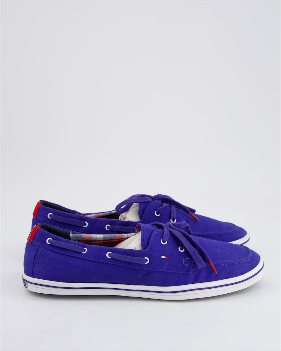 Tommy Hilfiger Flats Cloth Blue Eu 41