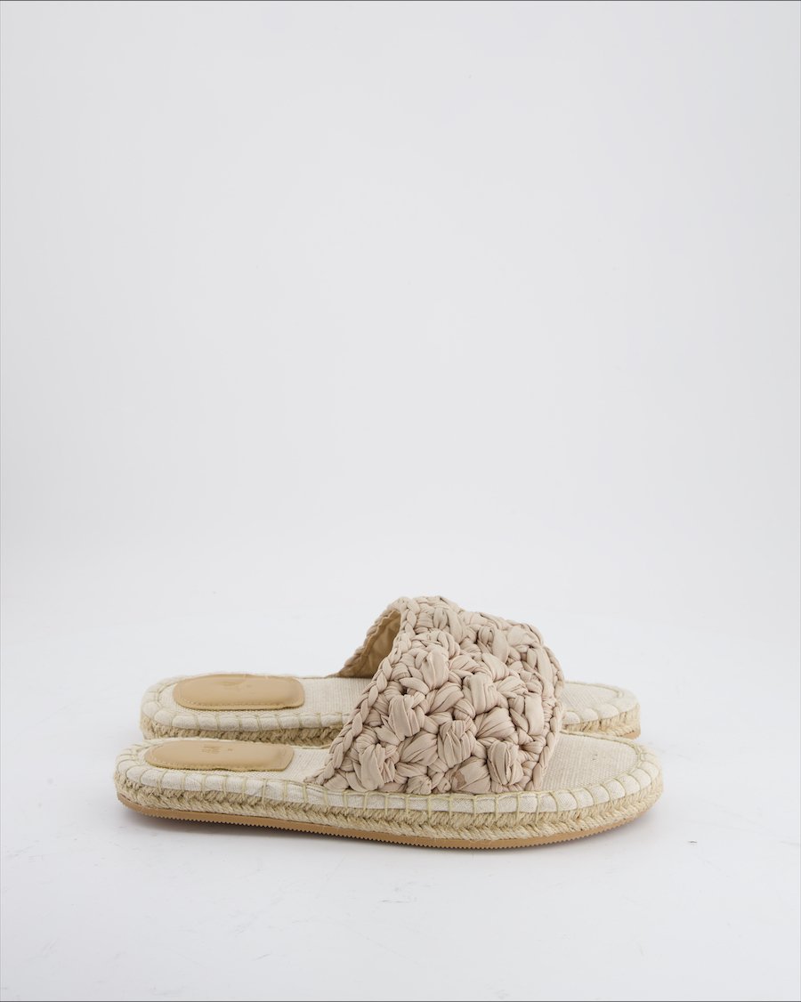 H&M Sandals Cloth Beige Eu 39