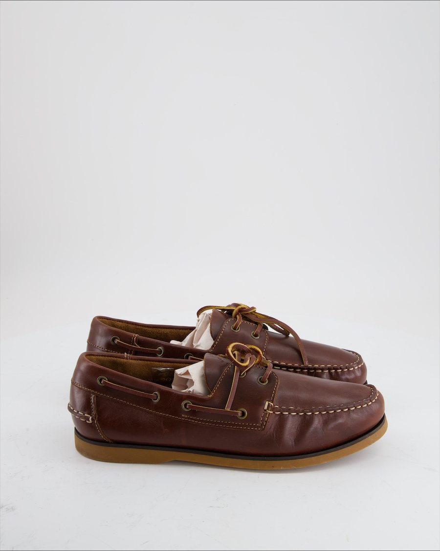 Tommy Hilfiger Flats Leather Brown Eu 41