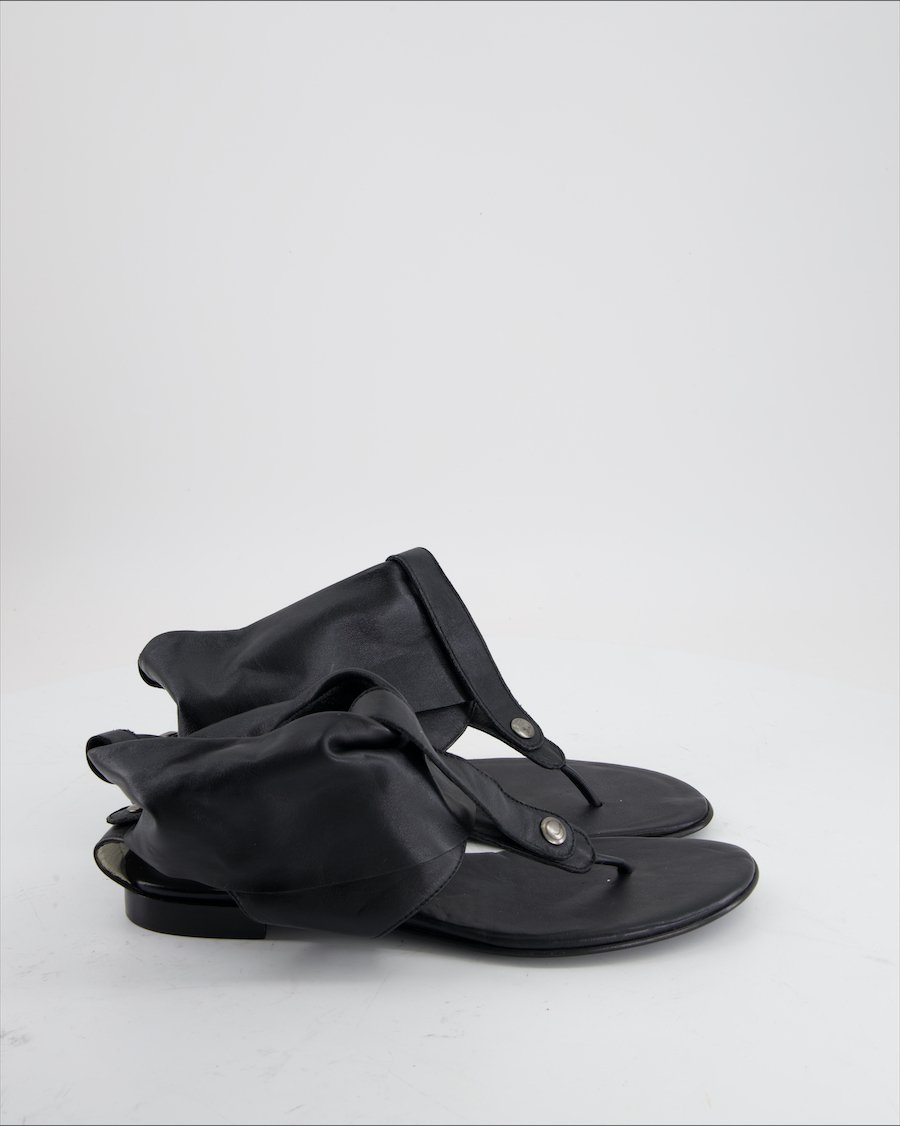 Navyboot Sandals Leather Black Eu 41