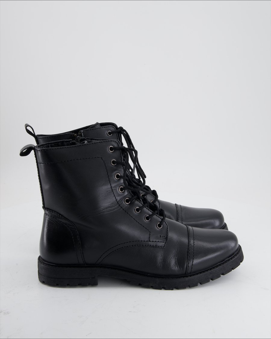 Blue Motion Ankle Boots Leather Black Eu 41