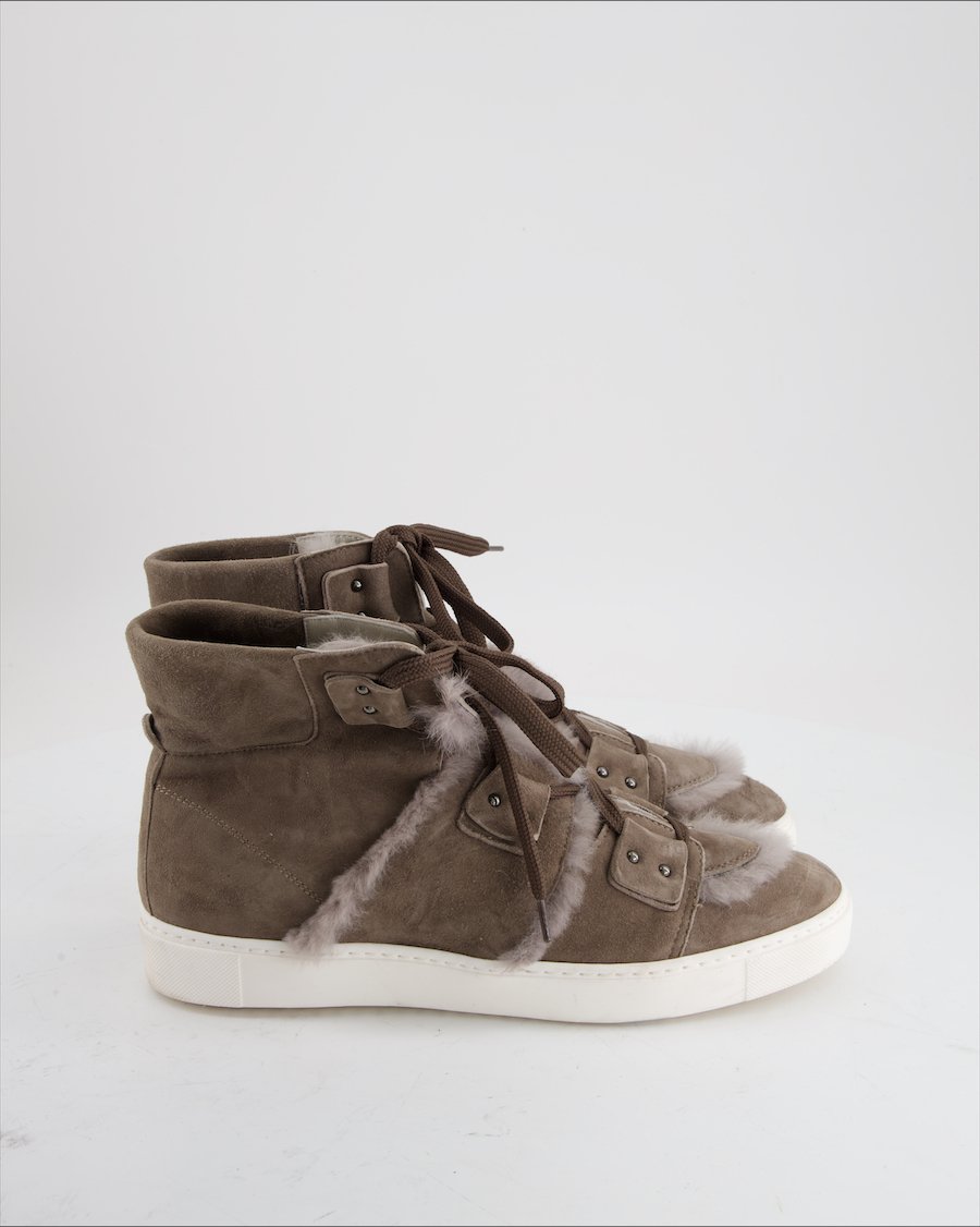 Navyboot Trainers Suede Grey