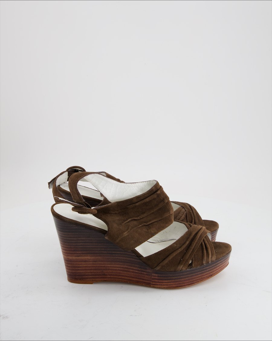 Navyboot Heels Suede Brown Eu 41