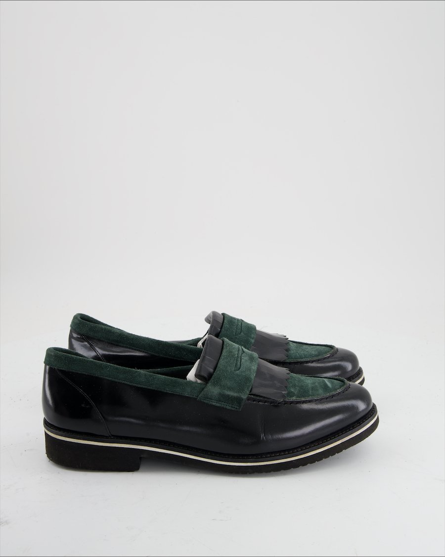 Navyboot  Flats Leather Black Eu 41